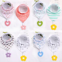 Baby Bandana Drool Bibs For Teething and Drooling - 2 Pack Super Soft Absorbent Cotton Bibs,Teething Toys Set Toddler Baby Bibs premium baby bandana bibs extra soft natural cotton baby drool bib for drooling and teething super absorbent baby shower gift