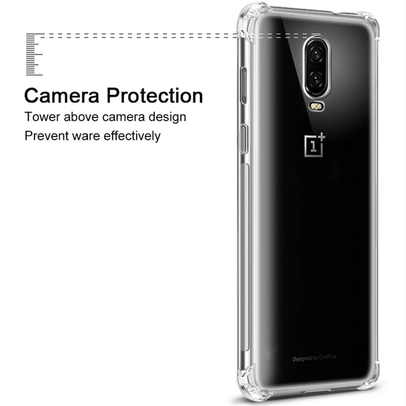 4 Защита углов амортизация Кристалл Мягкий ТПУ бампер чехол One Plus Oneplus 3 3t 5 5T 6T 7T 7T Pro 5G mlaren чехол