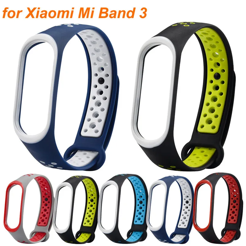 

New Lightweight Replacement Ventilate Sport Soft Wristband Wrist Strap Band For Xiaomi Mi Band 3 3B17