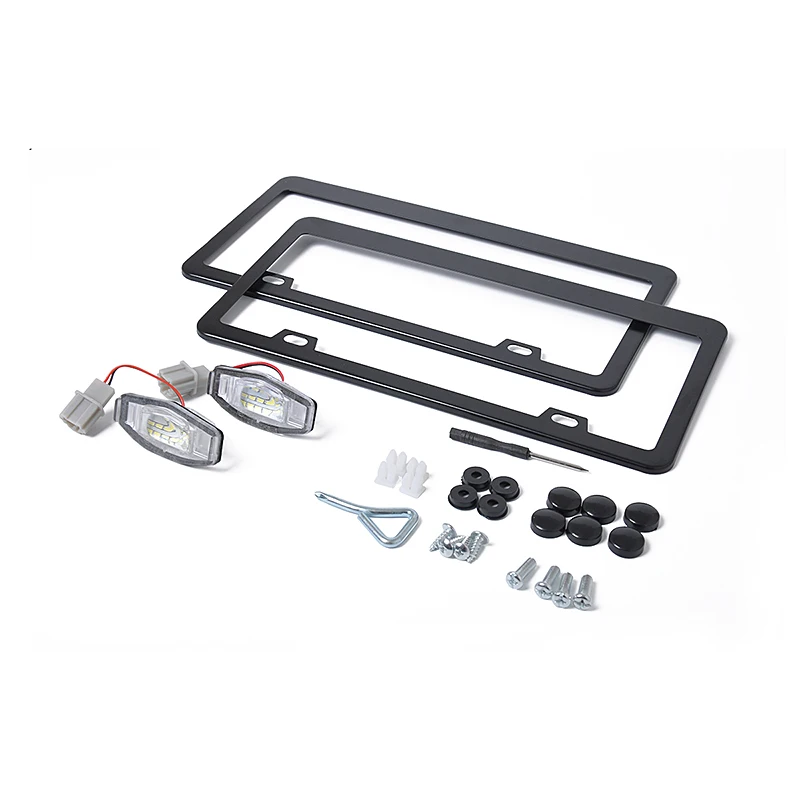 

For Honda Civic 2 X LED License Plate Light Frame Kit + License plate light Replace Tool Repair Kit