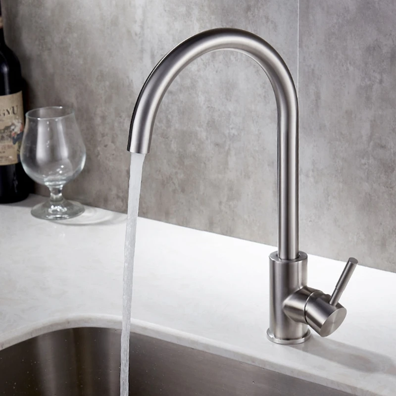 

New and Durable 360 Degree Rotatable Tap Chrome Faucet Kitchen Bath Faucet Kitchen Mixer Sink Faucet