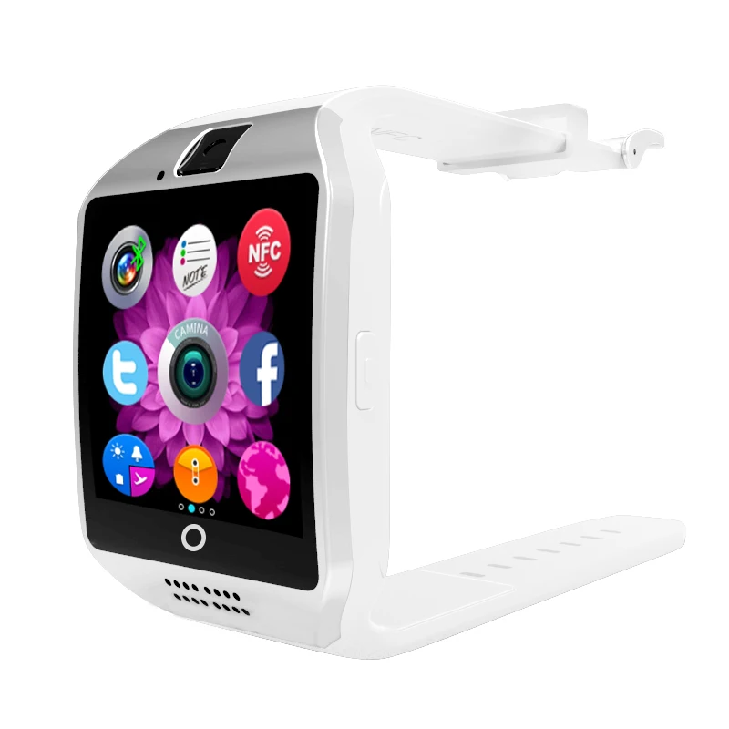 

Q18 Smart Watch Men Sim Card Clock Bluetooth Watch Phone Sport SmartWatch Sleep Call Push Message Camera For Android IOS Phone