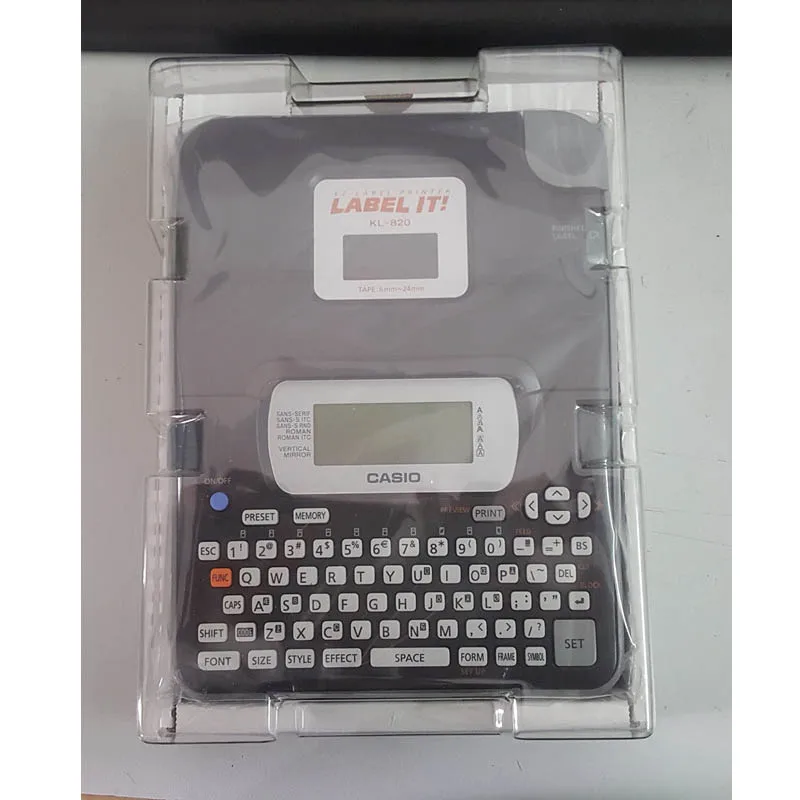 English label printer KL-820 digital sticker machine price tag Printing paper width 6mm 9mm 12mm 18mm 24mm | Компьютеры и офис