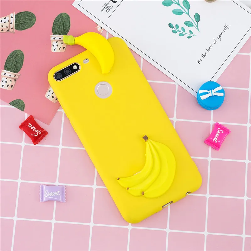 Y7 чехол для Coque huawei Y7 чехол s для huawei Y7 Prime чехол мультяшная 3D кукла игрушка Мягкий силиконовый чехол для телефона для женщин