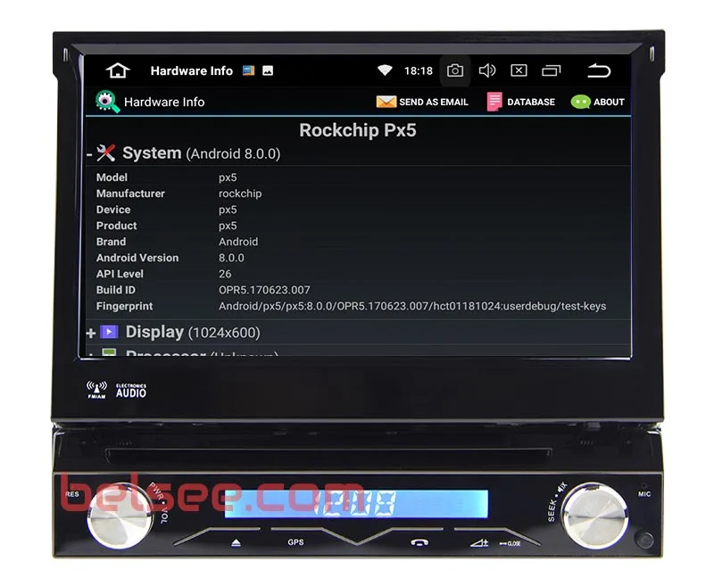 single 1 din android 8.0 car stereo head unit 2