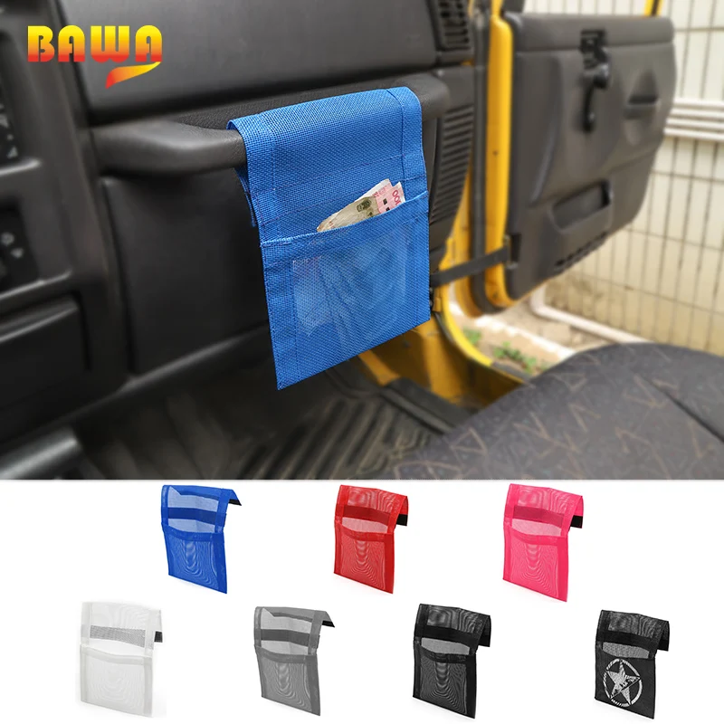 

BAWA Stowing Tidying Universial for Jeep Wrangler TJ JK JL 1997-2018 Car Seat Organizer Car Storage Bags for Jeep Renegade