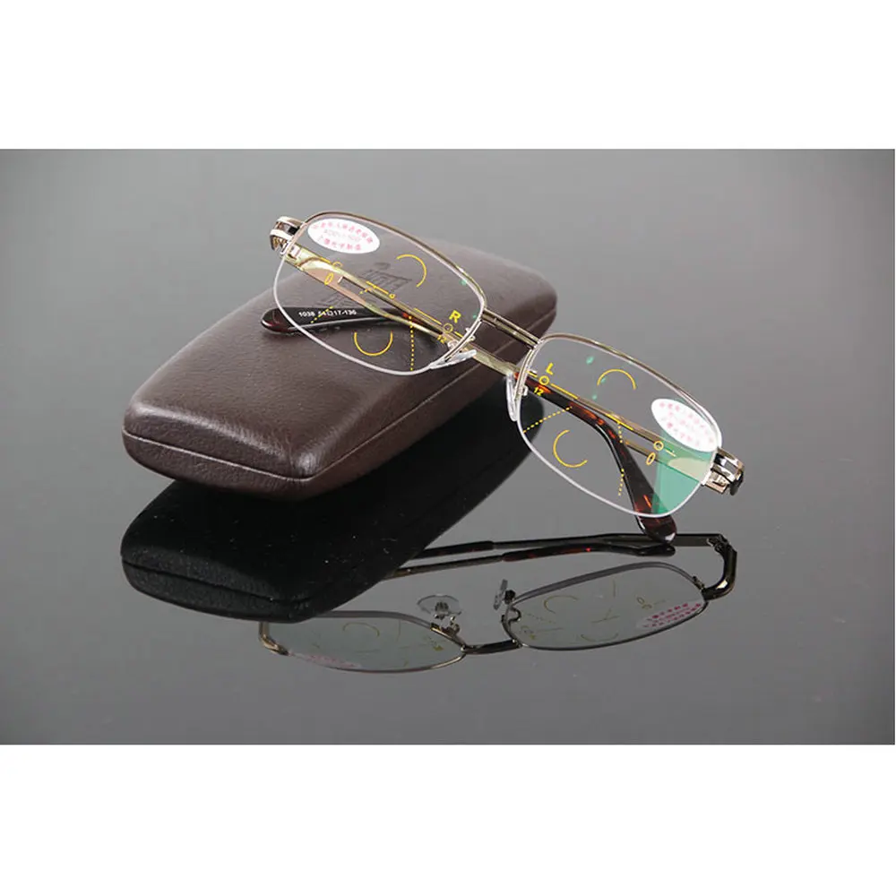 MINCL/Fashion Vintage Progressive Multi focus Reading Glasses Mens