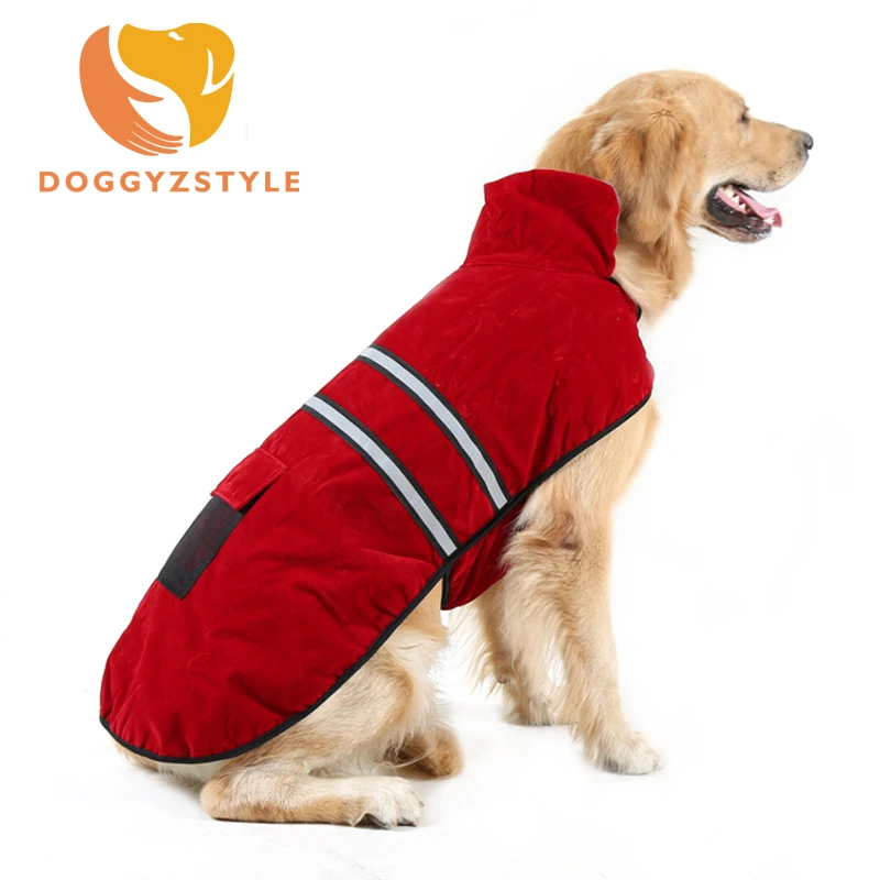 Large Dog Jacket Vest Suede Pet Dog 