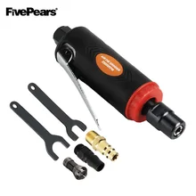 FIVEPEARS Mini Air grinder Air Angle Die Grinder Kit Pneumatic Tools Air Grinding Set 25000 RPM air tools pneumatic grinder