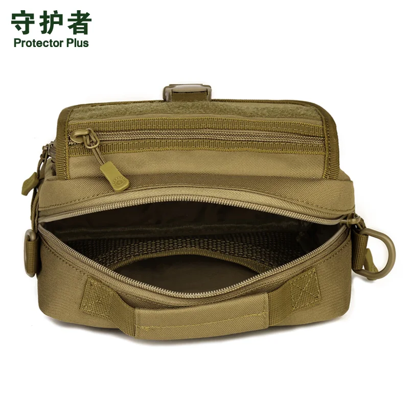 Protector Plus K315 Outdoor Sports Bag Camouflage Nylon Tactical Military Molle EDC Pouch Hiking Cycling Messenger Bag