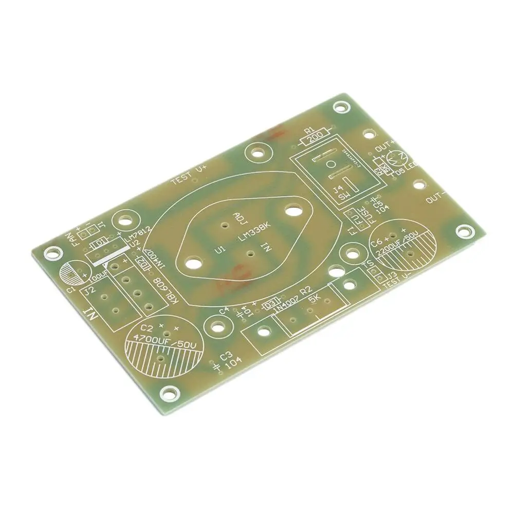 1 x LM338K 3A Регулируемый понижающий модуль DIY комплект питания Конвертер доска DIY наборы регулятора напряжения компоненты