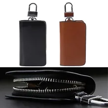 Портативный автомобильный брелок для ключей, брелок для ключей, чехол для монет, сумка на молнии, кошелек, сумка