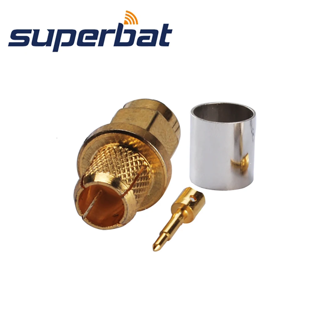 Gold Plated RF Coaxial Connectors for LMR300 Cable