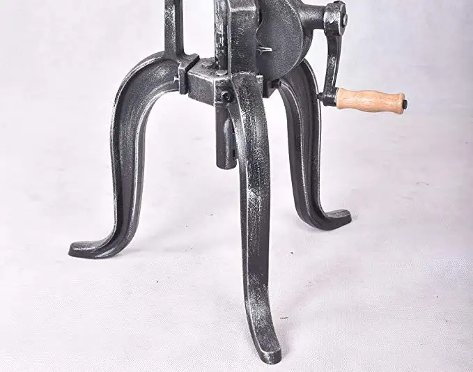 Chair American Antique Industrial DIY Crank Bar Stool Cast Iron Three-Legged PU Seat Surface Adjustable Swivel Bar Chairs Chair American Antique Industrial DIY Crank Bar Stool Cast Iron Three-Legged PU Seat Surface Adjustable Swivel Bar Chairs