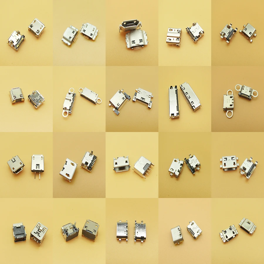 

20model 100pcs for samsung j100 Huawei 4A P8 C8817 lenovo A670 S650 S720 and so on micro usb connector socket charging port