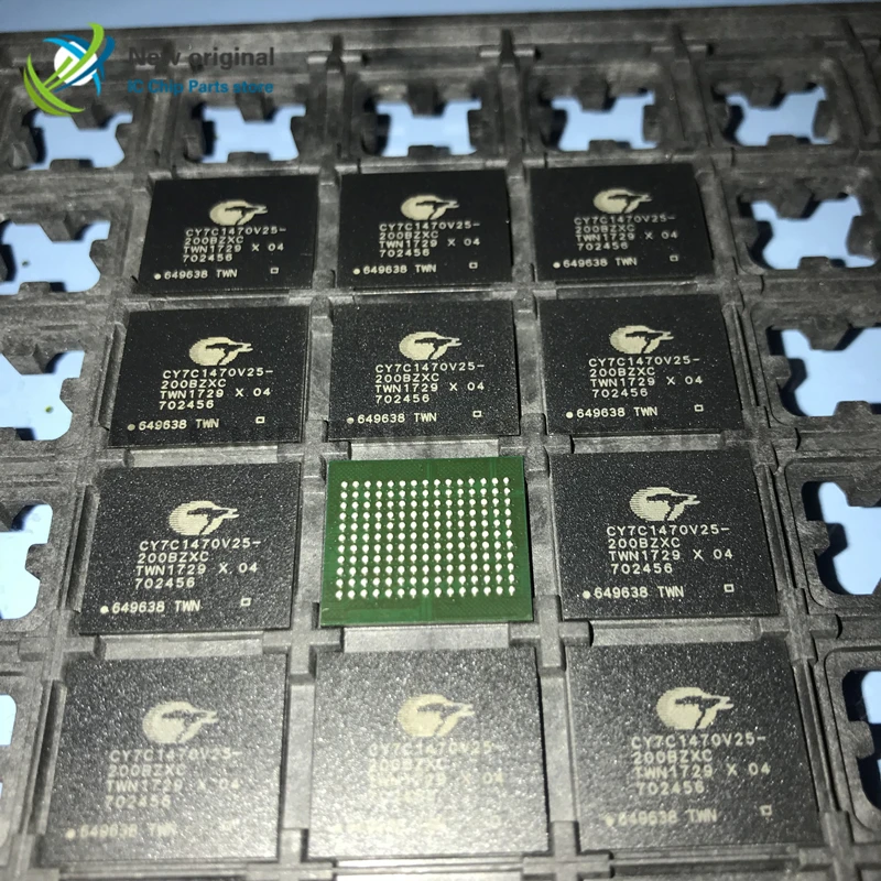 

CY7C1470V25-200BZXC CY7C1470V25 BGA Integrated IC Chip New original