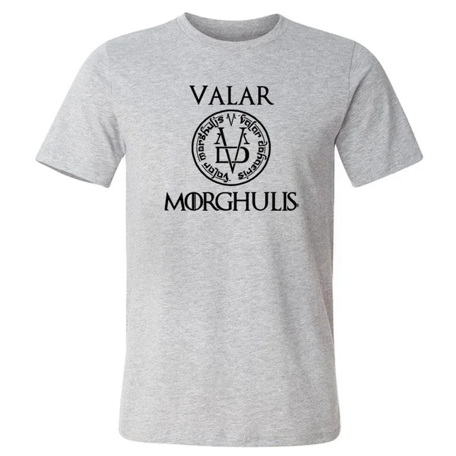 Letnia męska koszulka pieśń lodu i ognia gra o tron T Shirt valar morghulis koszulki z nadrukiem męska koszulka casual topy Plus rozmiar tanie i dobre opinie teekossc Krótki Tees Mężczyźni Punk style List COTTON regular O-neck Suknem Letnia męska koszulka pieśń lodu i ognia gra o tron T Shirt valar morghulis koszulki z nadrukiem męska koszulka casual topy Plus rozmiar tanie i dobre opinie teekossc Krótki Tees Mężczyźni Punk style List COTTON regular O-neck Suknem