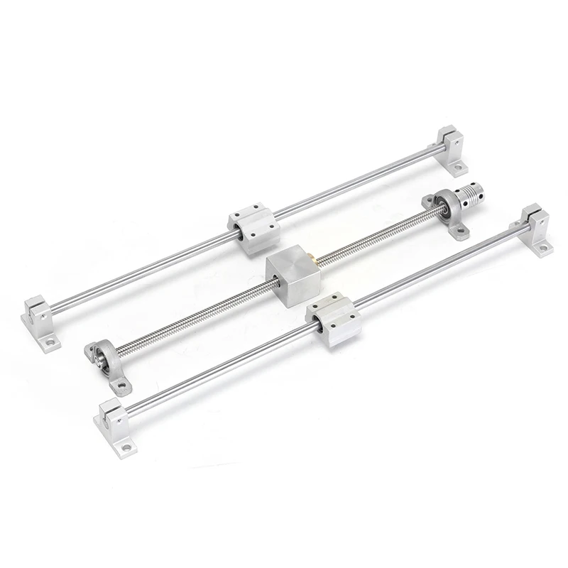 

Brand New 13pcs 400mm CNC Parts Optical Axle Guide Bearing Housings Aluminum Rail Shaft Support Screws Set