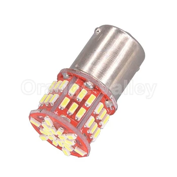 

50pcs Wholesale 1156 BA15S P21W S25 54 3014 SMD Car Leds Tail Bulb Brake Daytime Running Reverse Lights Auto Bulb DC12V