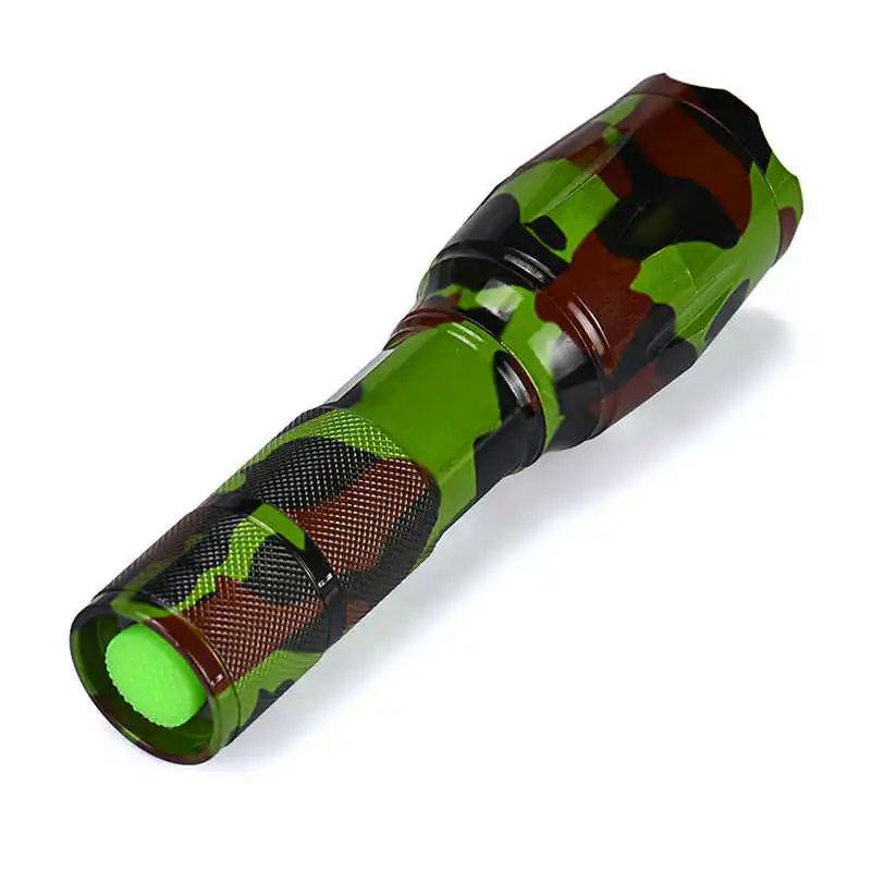 Super Bright X800 Tactical Flashlight LED Zoom Military Torch G700 laser pointer led flashlight 18650 lanterna led t6 #4S19 (6)