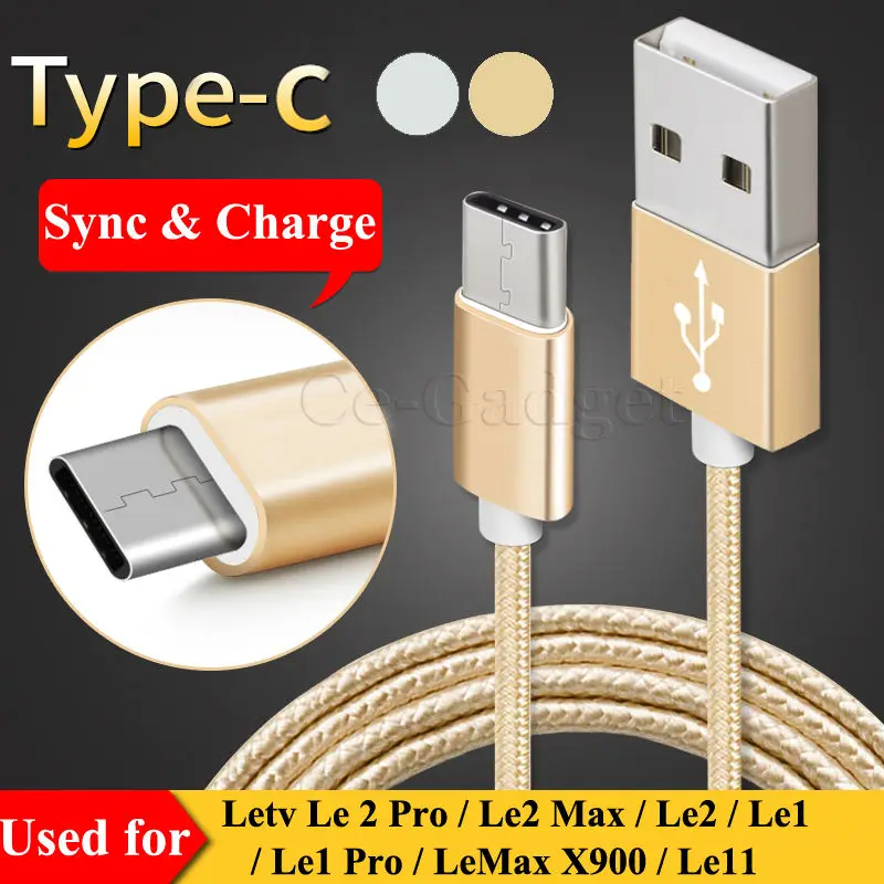 3 фута/1 м USB Type C кабель для синхронизации данных и быстрой зарядки Letv Le 2 Pro / Le2 Max Le1