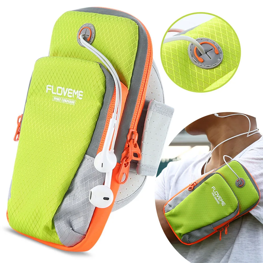 

FLOVEME 6.0" Universal Arm Band Case For Samsung Galaxy Note 8 S8 Plus S7 S6 Edge For iPhone X 8 7 6s Plus Sports Running Bag