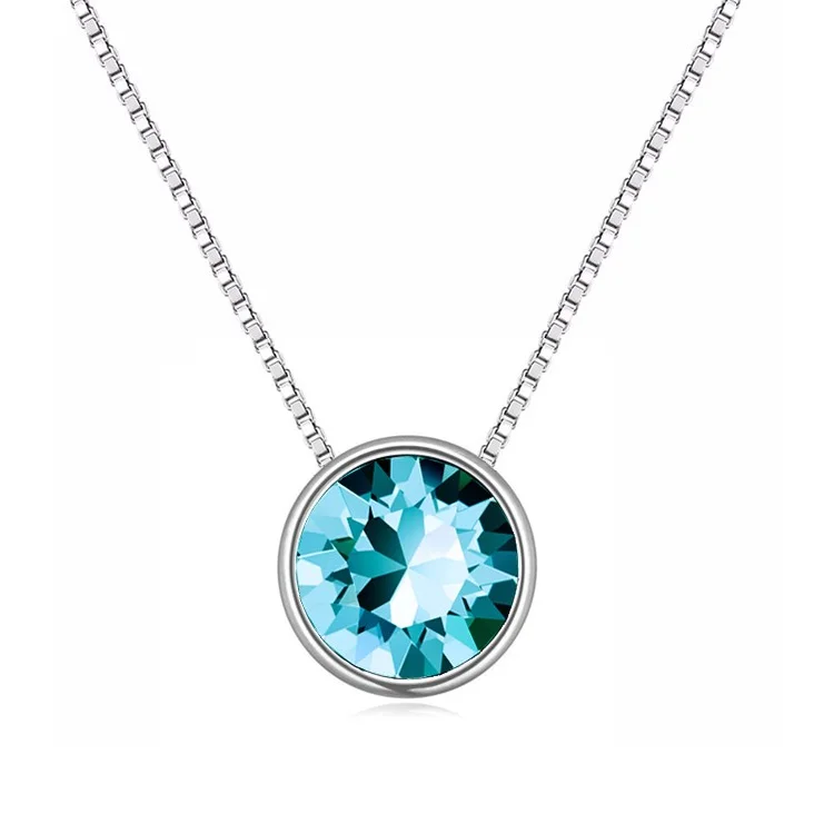 Новинка оригинальные кристаллы от Swarovski подвеска ожерелье для женщин коробка