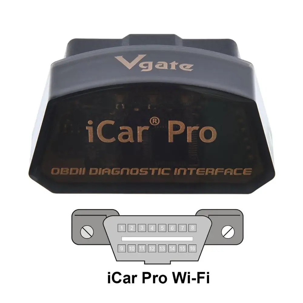 Vgate iCar Pro OBD2 сканер elm 327 Wi-Fi bluetooth 4,0 bluetooth v1.5 Диагностический инструмент для Android/IOS OBD 2 сканер для автомобиля