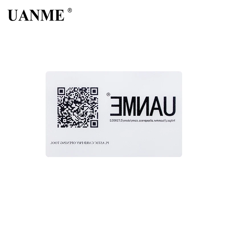 UANME 85*54 мм удобная пластиковая карта для iPhone iPad планшет скребок открытия Samsung