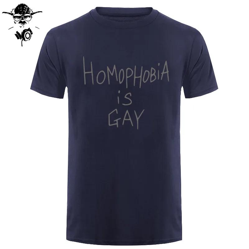 Футболка My Chemical Romance, Мужская футболка с принтом Mcr Homophobia Is Gay-Frank Iero, футболки с коротким рукавом, милая музыкальная футболка для мужчин - Цвет: navy gray