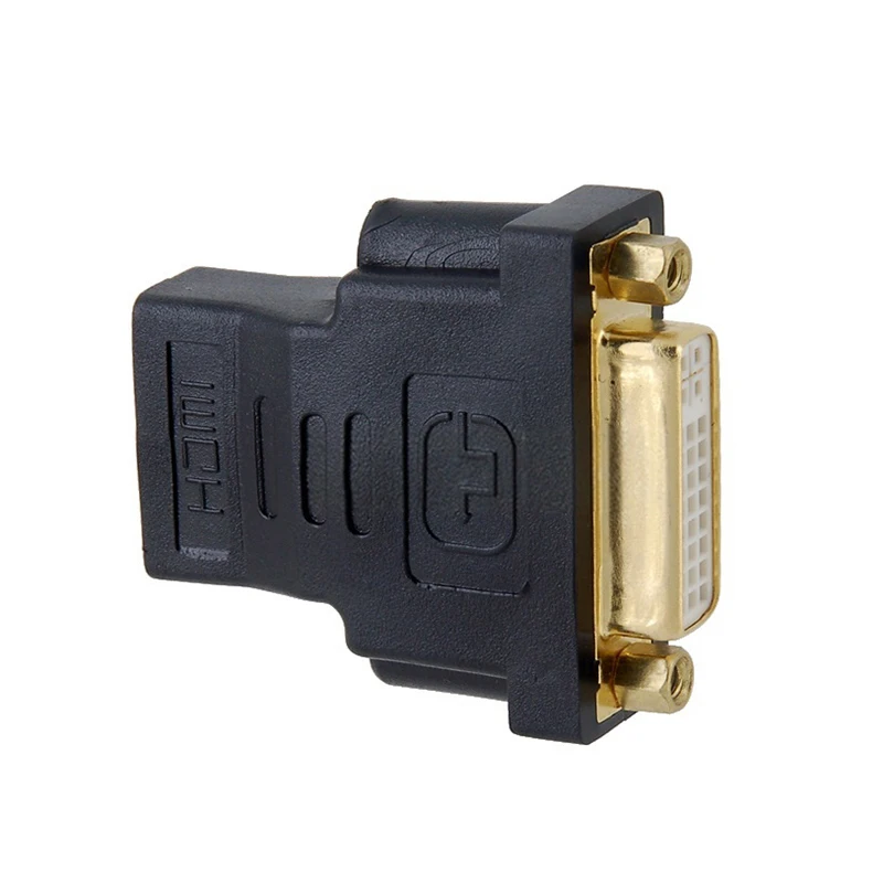 DVI Женский к HDMI Женский адаптер конвертер HDMI к DVI-I разъем для HDTV и компьютера ПК