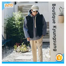 DEYS-ZF Осень-Зима Новая одноцветная Толстая теплая Молодежная куртка