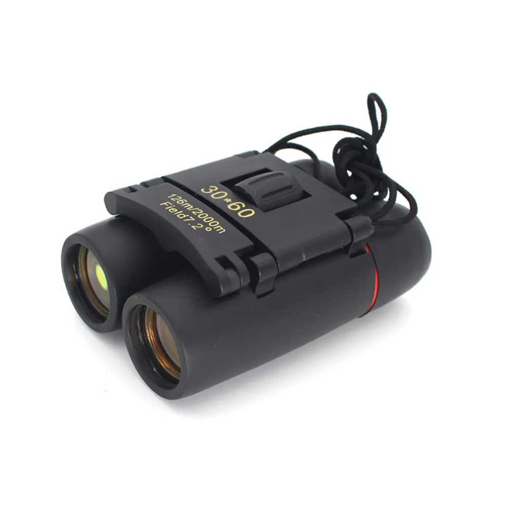 يوم للرؤية الليلية HD مناظير 30x60 التكبير تلسكوب في الهواء الطلق سفر الصيد التخييم للطي تلسكوب