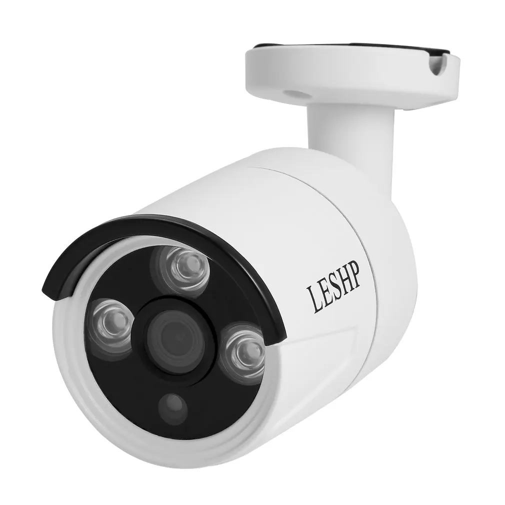 LESHP HD 4.0MP POE ip-пуля камера наружная водостойкая камера безопасности День/ночное видение Обнаружение движения умный будильник