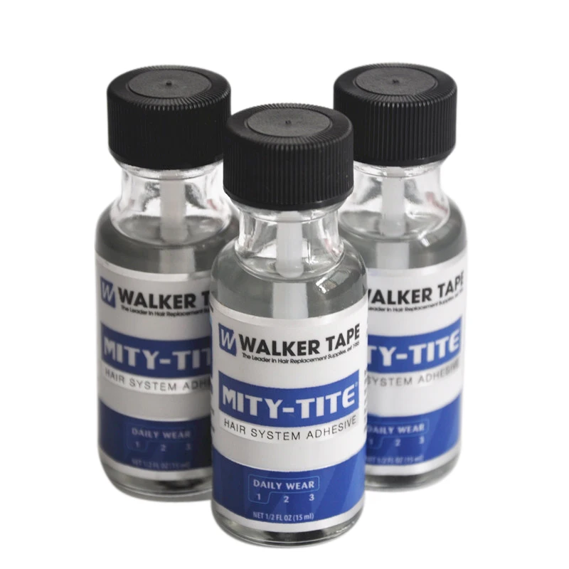 15ml MITY-TITE Liquid Bond Hair System Adhesive Brush-on Profession Lace Wig Silicone Glue For Wig/Toupee/Closure