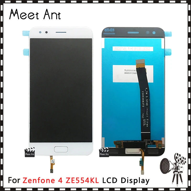 

DHL 10Pcs/lot High Quality 5.5'' For ASUS Zenfone 4 ZE554KL LCD Display Screen With Touch Screen Digitizer Assembly