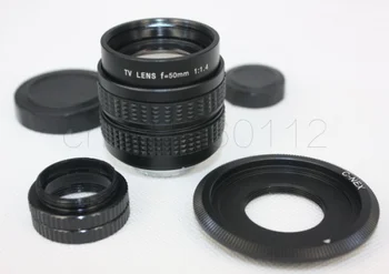 

50mm F1.4 CCTV TV Movie lens+C Mount+Macro rinG for Sony E Mount Nex-5T Nex-3N Nex-6 Nex-7 Nex-5R A6300 A6100 A6000 A6500
