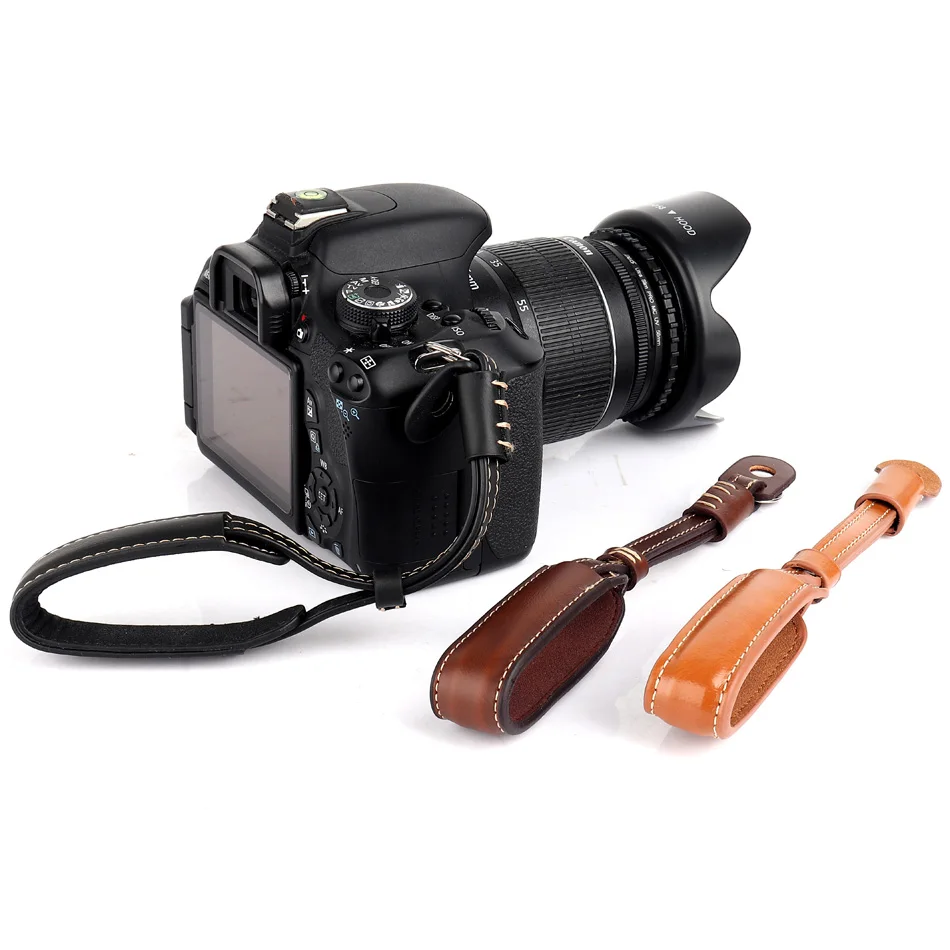 Digital Camera Wrist Strap PU Leather Hand Strap Lanyard For Olympus E-330 EVOLT E-410 E-510 E-M1 II E-M5 II EM5 E-M10 III II Digital Camera Wrist Strap PU Leather Hand Strap Lanyard For Olympus E-330 EVOLT E-410 E-510 E-M1 II E-M5 II EM5 E-M10 III II