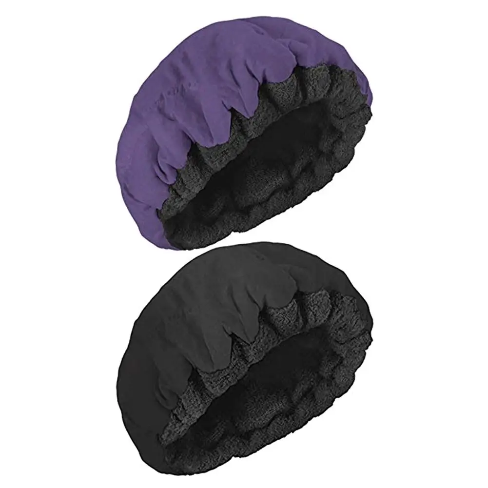 

Deep Conditioning Heat Cap Microwavable Heat Cap For Steaming Microfiber Cotton Reversible Flaxseed Interior