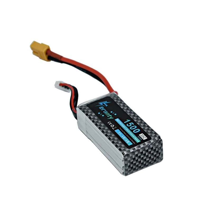 Высокая мощность 3S 11 1 v 1500mAh 35C LiPo батарея T/XT60/JST/EC3 вилка аккумуляторная для RC