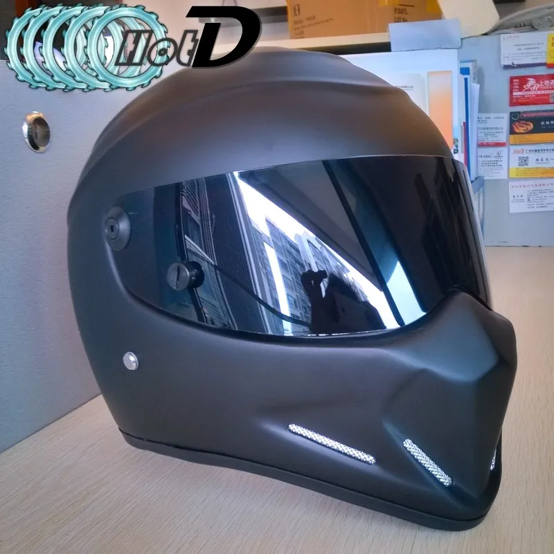 True Photo of the Matte Black helmet with Black Visor
