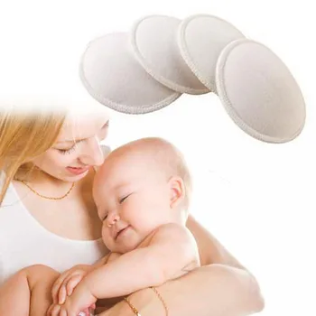 

Free Shipping 4pc Washable Reusable Breast Nursing Pads Absorbent Breastfeeding Feeding Pad