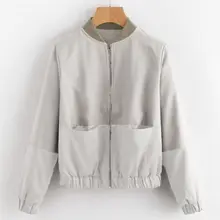 Women's Fashion Classic Bomber Jacket Coat Clothes Outwear Zip Up Windbreaker Outfit for Ladies Women's Fashion Classic Bomber Jacket Coat Clothes Outwear Zip Up Windbreaker Outfit for Ladies