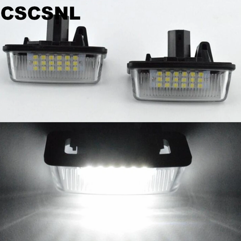 CSCSNL 2 шт. автомобиля 12V 18LED Подсветка регистрационного номера SMD для Toyota Corolla_E11