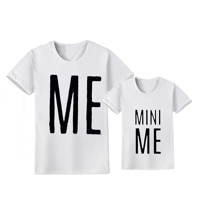 Одинаковые комплекты одежды для всей семьи футболка для папы, сына, мамы и дочки одежда для мамы, папы, мамы и дочки Платья MINI Me