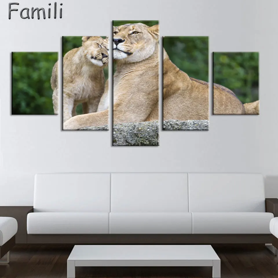 5 шт. настенные картины без рамки|picture for living room|canvas picture5 pieces |