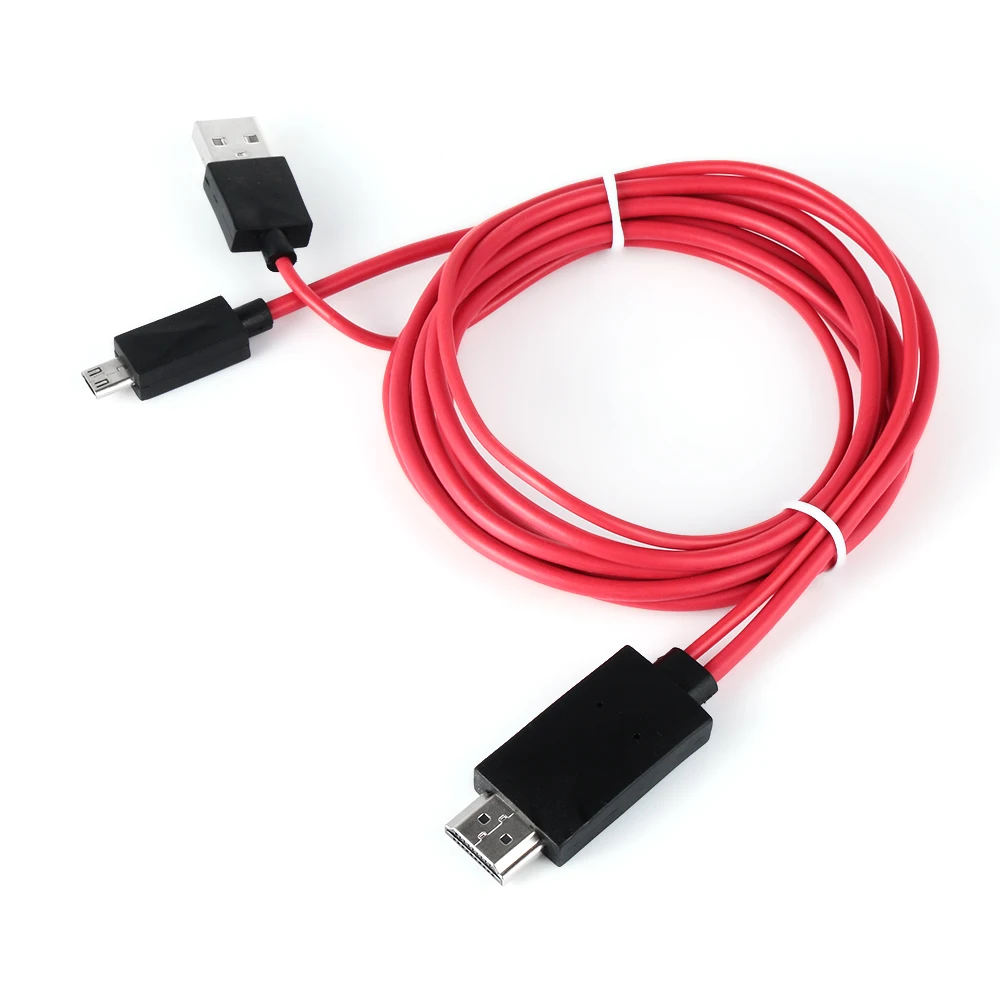 1 шт. MHL Micro USB к HDMI 1080 P телевизионный HD кабель адаптер Сотовые аксессуары для телефонов конвертеры для Android samsung телефонов 5Pin 11Pin