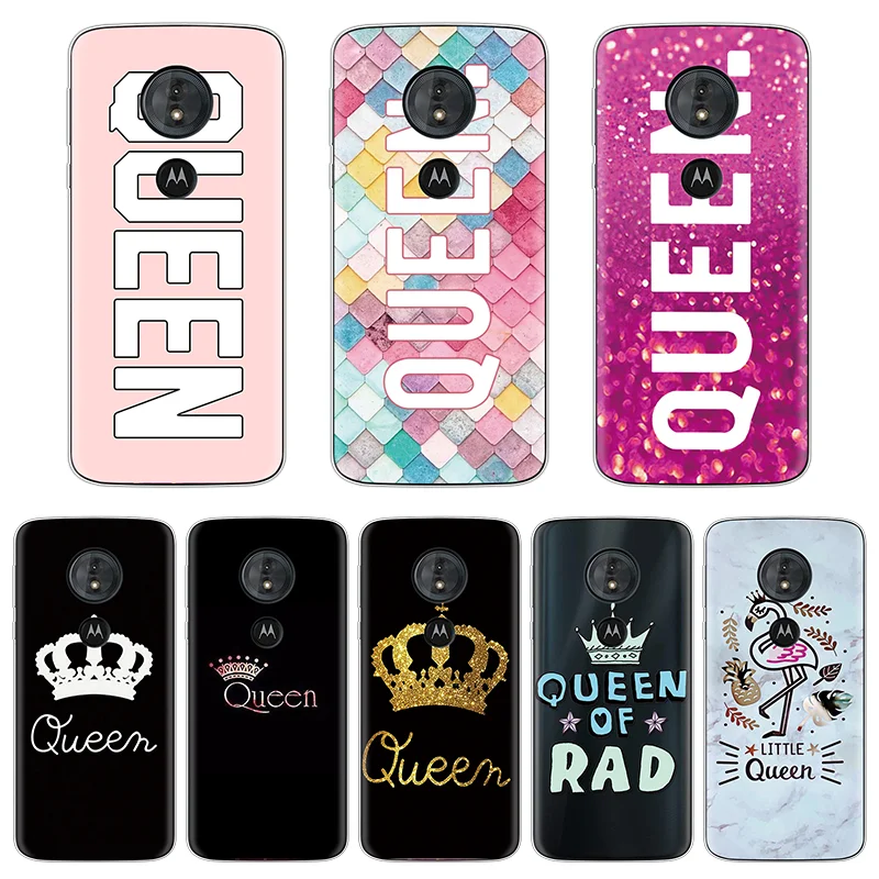 

Flamingo QUEEN For Motorola G7 Power C E4 E5 G4 G5 G5S G6 Plus Play G3 For Motorola G5 Z Z2 Z3 E5 Play Go M X4 X Style Play Case