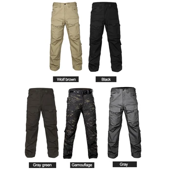 FREE SOLDIER outdoor sports tactical military men's pant four seasons multi-pocket YKK zipper for camping riding hiking trousers 2