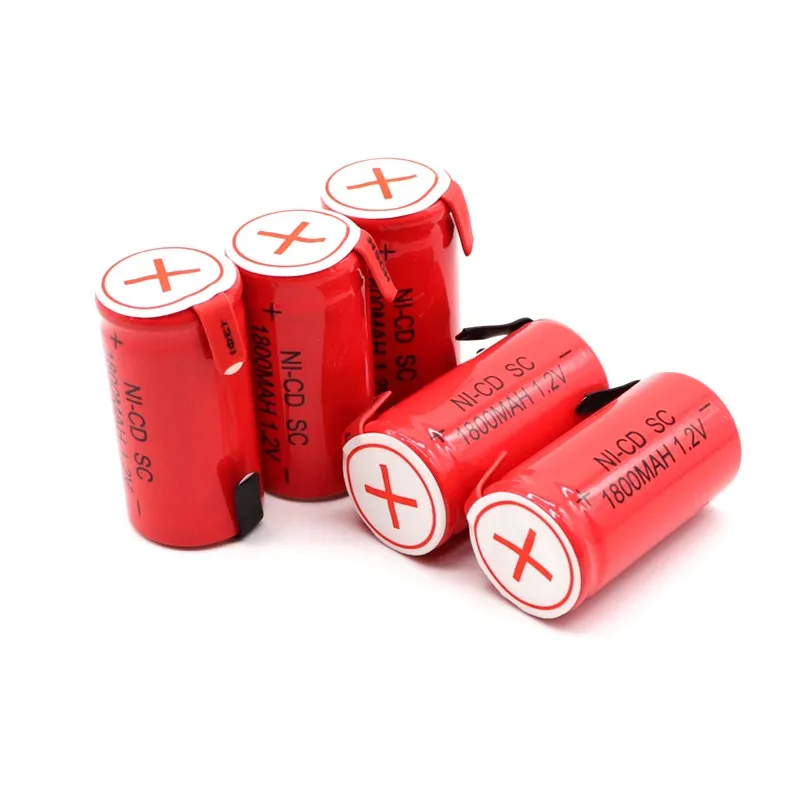 

Fikida SC 18650 battery subc battery rechargeable nicd battery replacement 1.2 v accumulator 1800 mah power bank